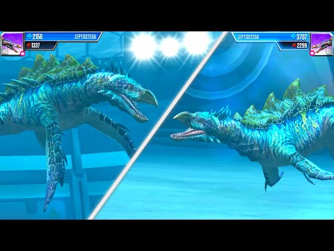 LEPTOSTEGA vs LEPTOSTEGA - UNLOCK QUETZALCOATLUS - JURASSIC WORLD THE GAME