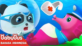 Download lagu Bayi Panda Ajaib Membantu Kuda Laut Melahirkan Anak | Kartun Anak-anak | BabyBus Bahasa Indonesia mp3