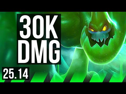 ZAC vs NOCTURNE (JGL) | 7/3/18, 30k DMG | KR Diamond | 25.14