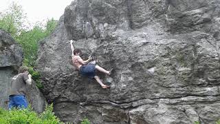 Video thumbnail of Crakalkoholik, 7B+. Sněžník