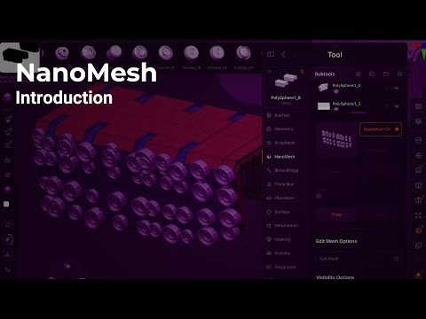 ZBrush for iPad - NanoMesh