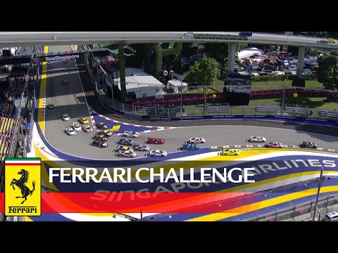 Ferrari Challenge APAC - Double win for Merckx and Victory for Cheung and Chen at Singapore