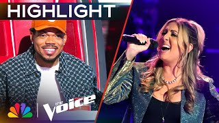 Alyssa Crosby Steps Up Singing I Guess That's Why They Call It the Blues | The Voice Knockouts