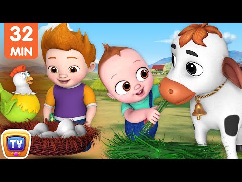 Baby goes to Old MacDonald’s Farm + More ChuChu TV Funzone Nursery Rhymes & Toddler Videos