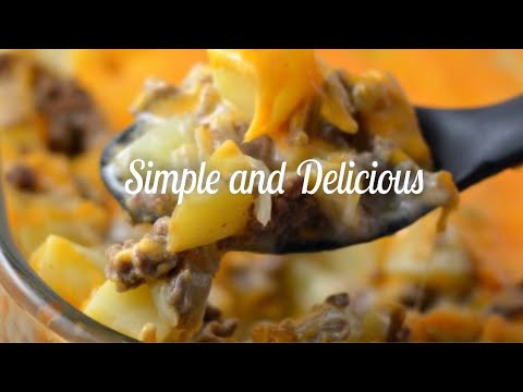 Southern Hamburger and Potato Casserole! Simple and...
