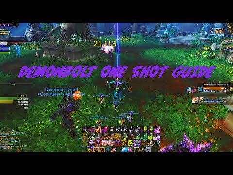 20k+ DEMONBOLT Guide Demo Lock PvP (ONESHOT BUILD) 9.0.5