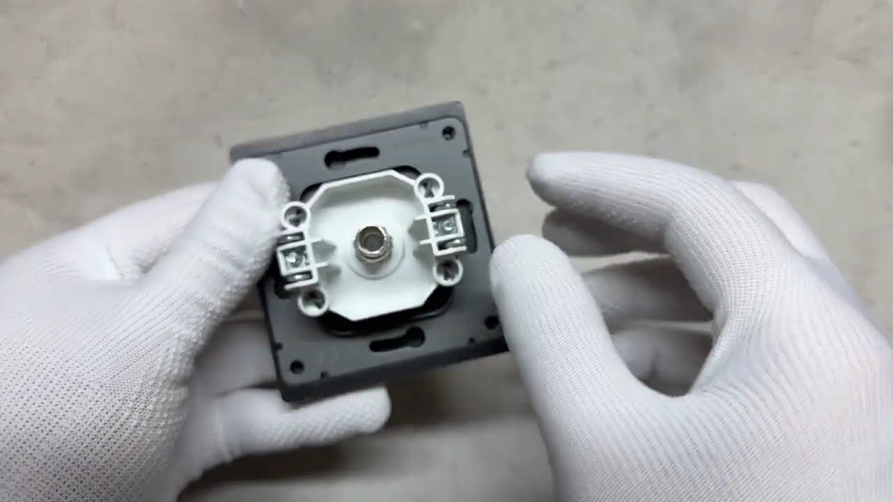 Розетка TV одинарна телевізійна мокко VIDEX NOTA (VF-NT-SK1TV-BR)