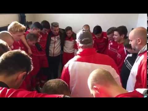 Hövelhofer SV U17 - Motivations Ansprache vor dem Spiel