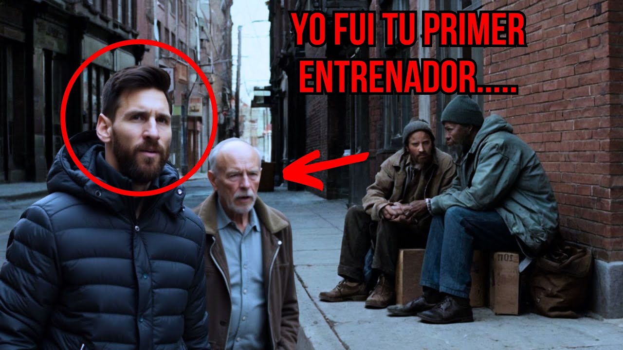 UN VAGABUNDO RESULTÓ SER EL PRIMER ENTRENADOR DE FÚTBOL DE MESSI. UNA HISTORIA QUE TE HARÁ LLORAR