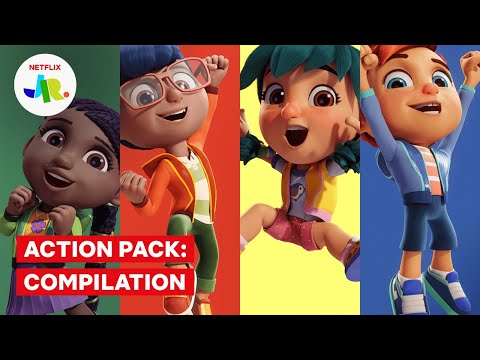 Action Pack 2 FULL EPISODES Compilation 👊 Netflix Jr