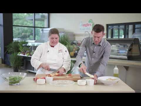 The Chef's Kitchen | Ricotta and Peach Crostini