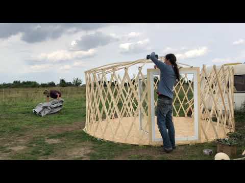 Jurten Abbau im Zeitraffer