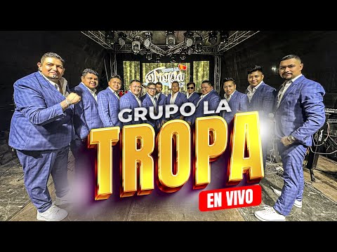 Grupo La Tropa en vivo - Como llora mi alma / Ojos Marrones