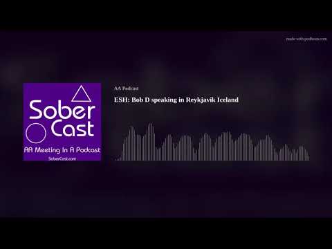 ESH: Bob D speaking in Reykjavik Iceland