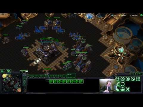 SC2 LotV Beta 1v1 - TvP / Echo LE / Cyclone Expand vs Adepts + Psi Disruptor Drops