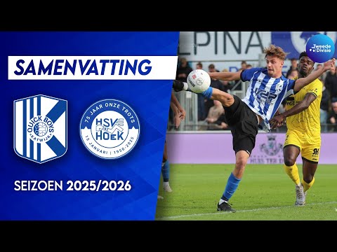 Quick Boys vs. HSV Hoek Summary | Second Division 25/26
