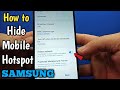 How To Hide Mobile Hotspot On Samsung Galaxy UPDATE November 21 2021