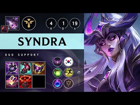 Syndra Support vs Nautilus - KR Master Patch 25.21
