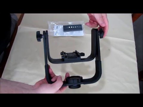 Manfrotto ilgo objektyvo monopod laikiklis 393 video