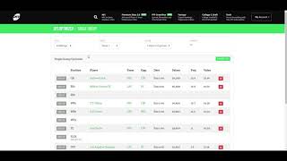 DFS Optimizer Walkthrough - PFF ELITE
