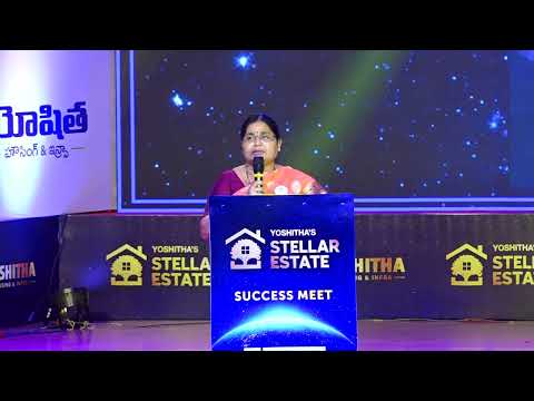 Yoshitha Stellar Estate Success Meet Glimpse: Celebrating Achievement and Team Excellence
