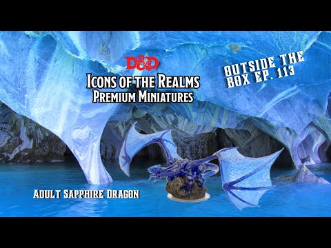 Wizkids D&D Adult Sapphire Dragon (Outside The Box Ep. 113)