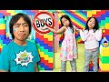 Boys Vs Girls Giant Box Fort Obby Challenge
