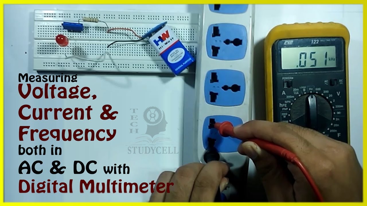 How to Measure Voltage, Current & Frequency with a Multimeter