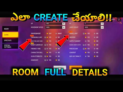 How To Create Custom Room Card In Free Fire In Telugu | What Is Free Fire Custom Room Card In Telugu