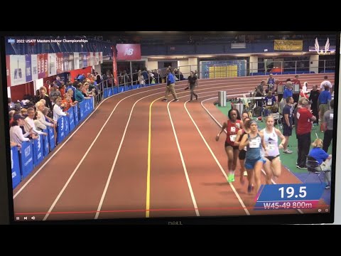 W45-49 800m Masters Indoor Championships @ The Armory NYC 3/20/2022