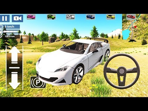 Offroad 4x4 Mountain: White Sport Car Driving Simulator - Android GamePlay 3D