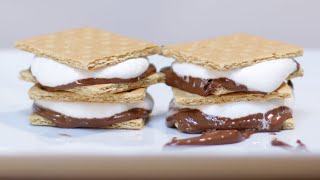 How to Make S&#39;mores in the Microwave | Yummy Smores at Home