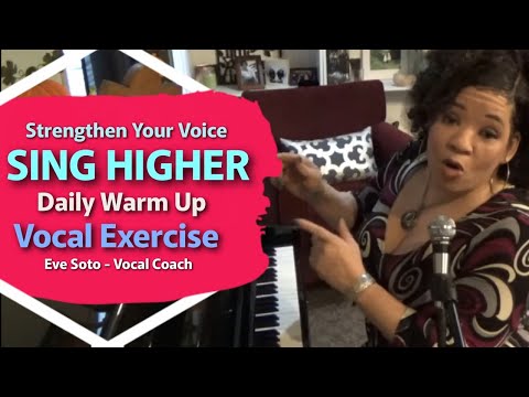 Daily Vocal Warm Up - Strengthen Your Voice / How To Avoid Cracking Notes - Eve Soto- Voice Lesson