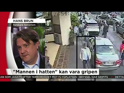 Terrormisstänkte "mannen i hatten" kan vara gripen - "Ett genombrott" - Nyheterna (TV4)