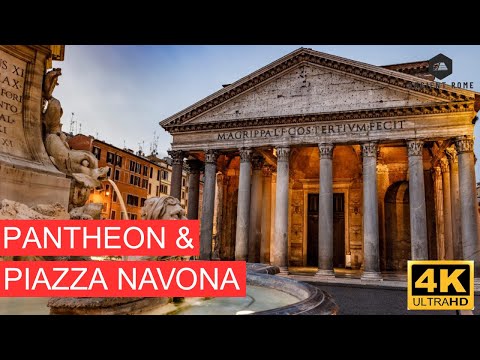 Pantheon, Piazza Navona & Churches 🌇 | Sunset Walk Through Rome’s Baroque Heart