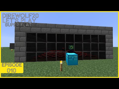 Direwolf20 Let's play Super Flat | Episode - 10 - Blaze farm