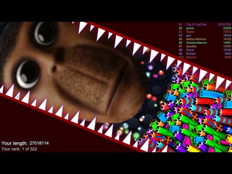 Slither.io A.I OBUNGA NEXTBOT Vs Pro Snakes - Epic Skin Slitherio Vip Gameplay - World Record