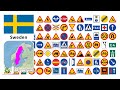 Traffic Road Signs In Sweden Stockholm Gothenburg Malmö Uppsala Helsingborg Learning English