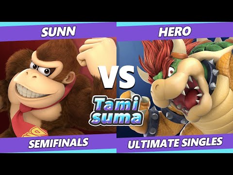 TAMISUMA 214 Semifinals - sunn (Donkey Kong) Vs. Hero  (Bowser) Smash Ultimate SSBU