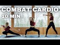 Combat Cardio Workout Martial Arts Workout 10min No Equipment