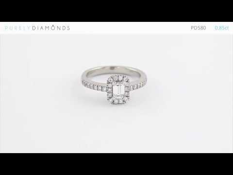 Diamond Ring PD580: 0.85ct - PurelyDiamonds