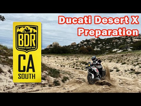 Ducati Desert X - Bike Prep for California BDR
