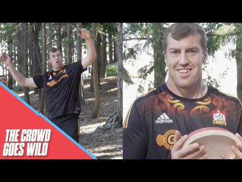 All Black Brodie Retallick plays frisbee golf | The Crowd Goes Wild