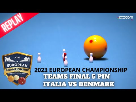 Teams Final 5 Pin - European Championship Antalya 2023  - ITALIA vs DENMARK