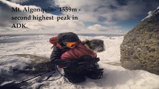 preview picture of video 'MT. ALGOUNQUIN- HIKING IT IN EXTREME COLD- -40C WITH WINDCHILL - THE SECOND HIGHEST PEAK IN ADK.'