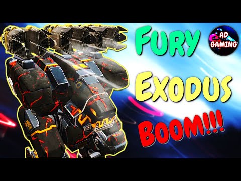 DEATH BUTTON FURY - Fury Exodus Gameplay  - War Robots Max MK2 WR Gameplay