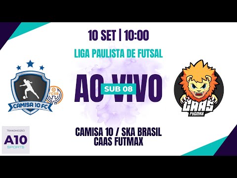 CAMISA 10 / SKA BRASIL 2 x 5 CAAS FUTMAX - LIGA PAULISTA DE FUTSAL - SUB 08 - 10/09/2023