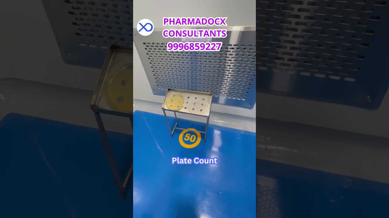 Plate Exposure to find viable microorganism count in clean area. A project by Pharmadocx Consultants