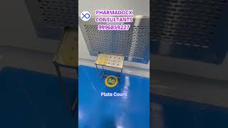 Plate Exposure to find viable microorganism count in clean area. A project by Pharmadocx Consultants