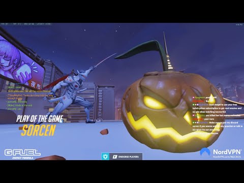 Overwatch Genji God Necros Showing His Sick Gameplay Skills -POTG-